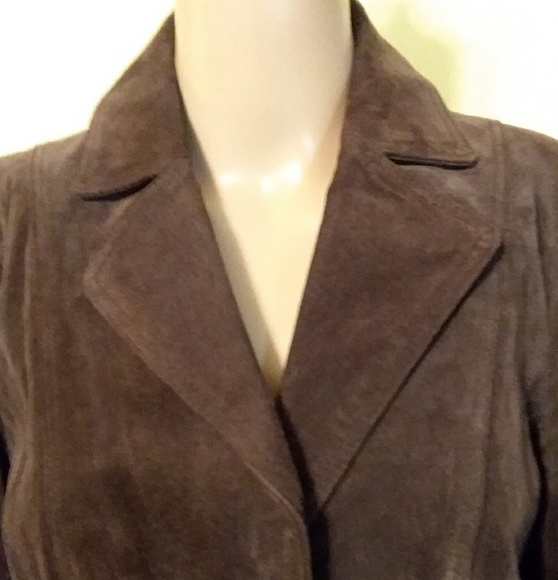St. JOHN'S BAY Leather jacket size M - Picture 5 of 11